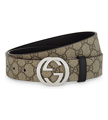 gucci reversible belt selfridges|Gucci belt women Selfridges.